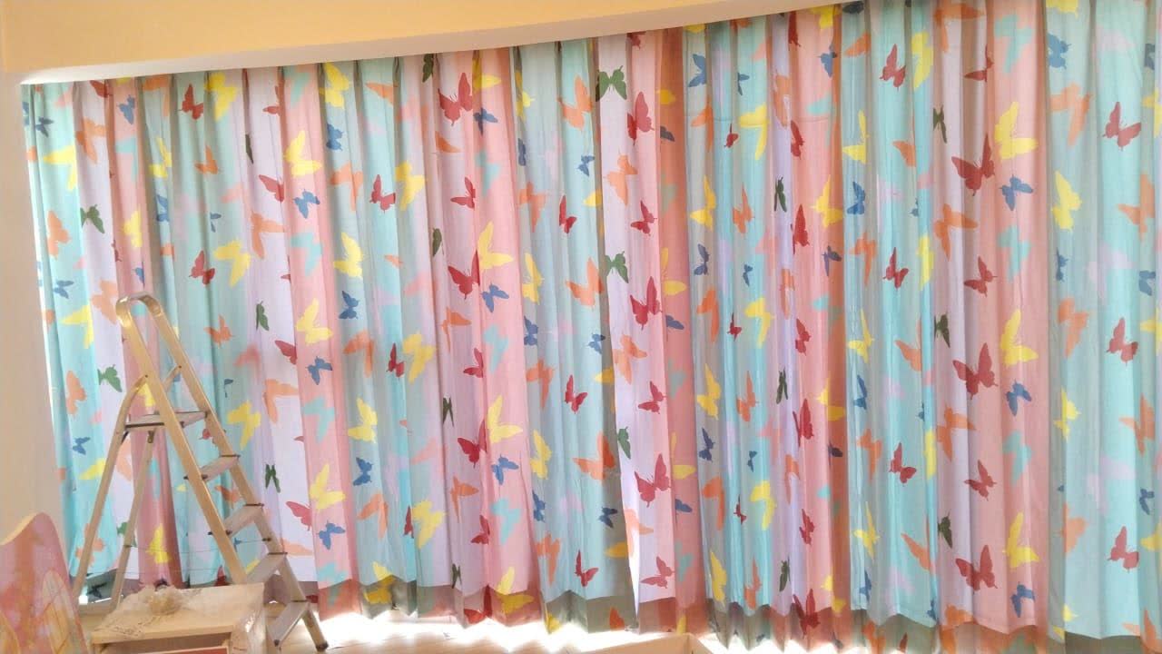 Kids butterfly curtains