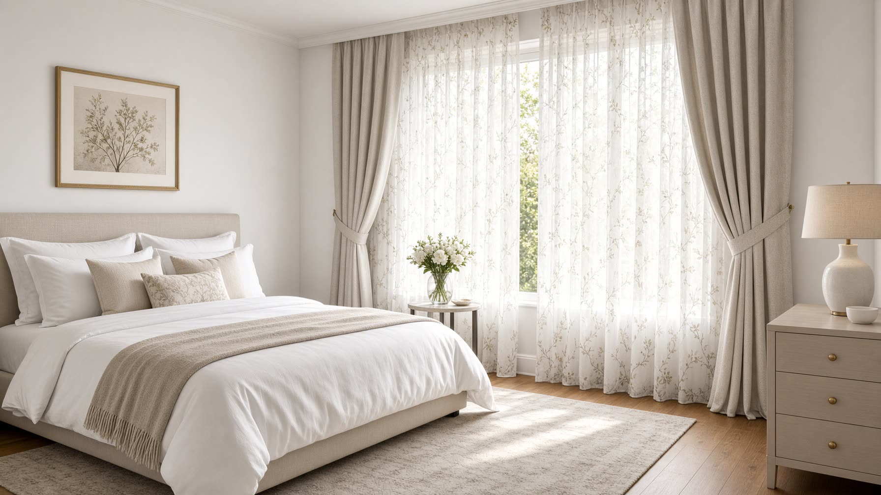 Bedroom curtains